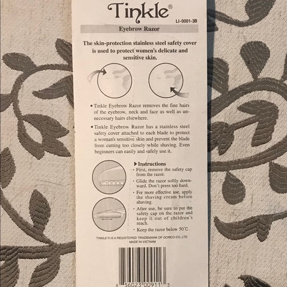 Tinkle Eyebrow Razor. 3 pack. - Picture 5 of 5